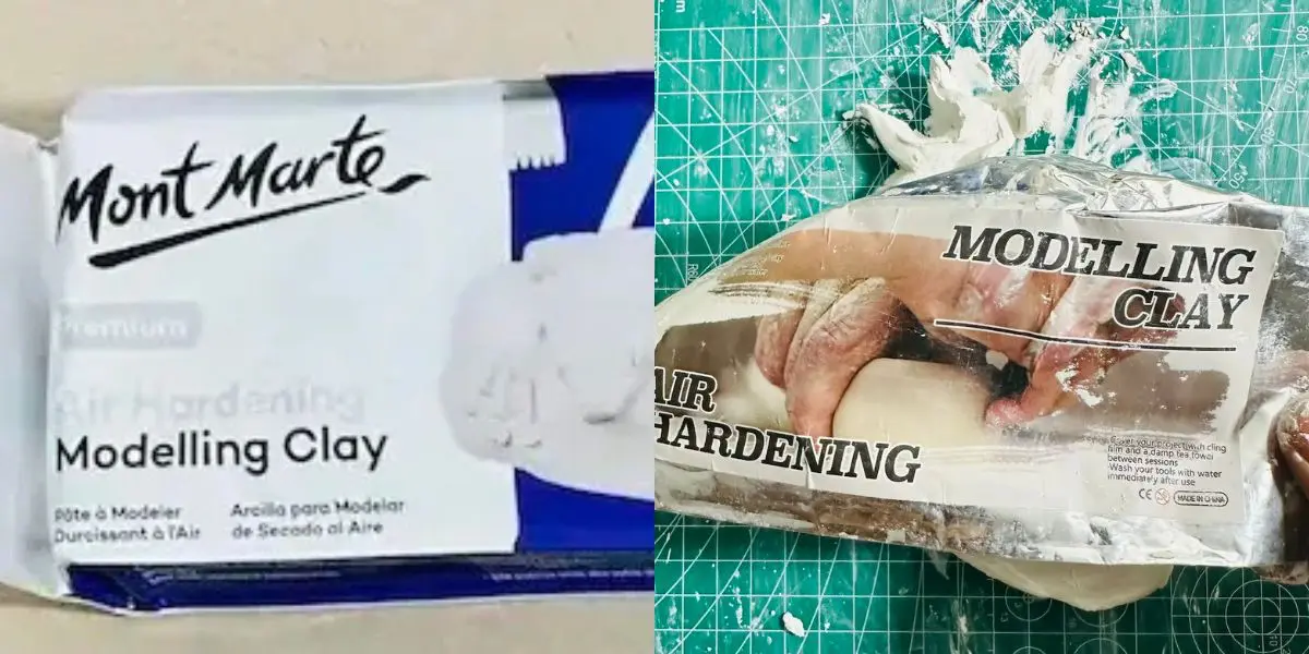 Mont Marte vs Unbranded Air dry clay
