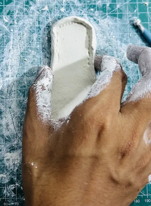 Smoothing papaya tray