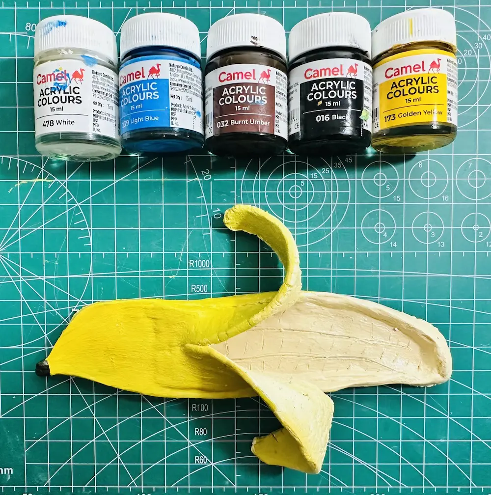 acrylic paints used