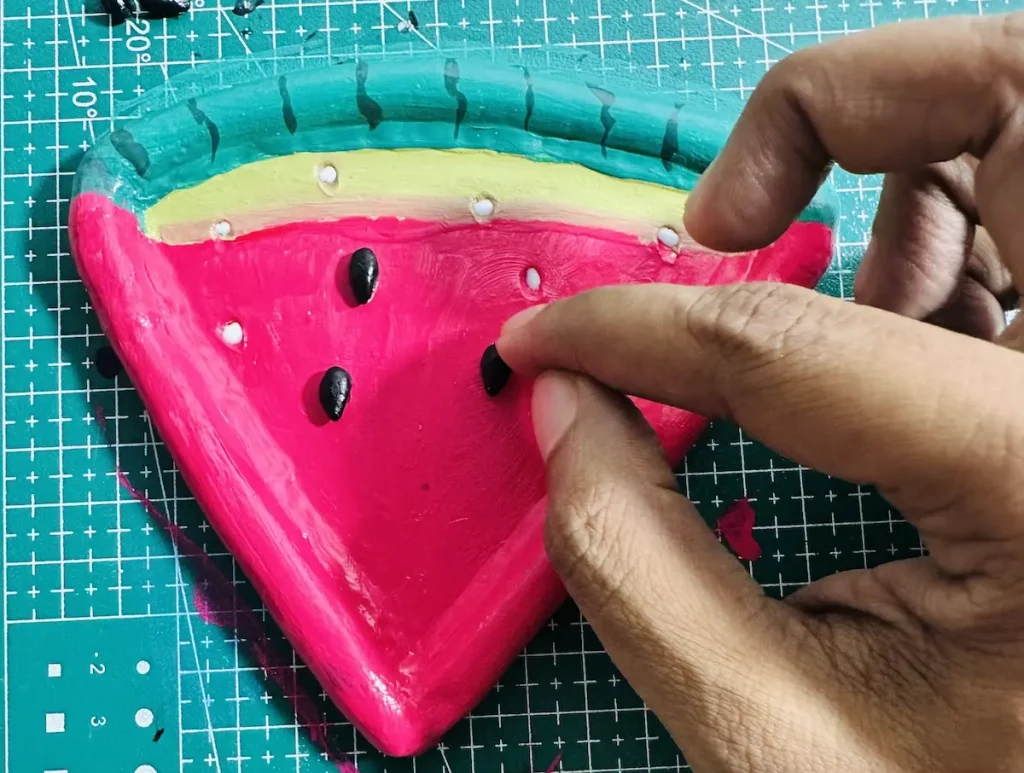 adding watermelon seeds