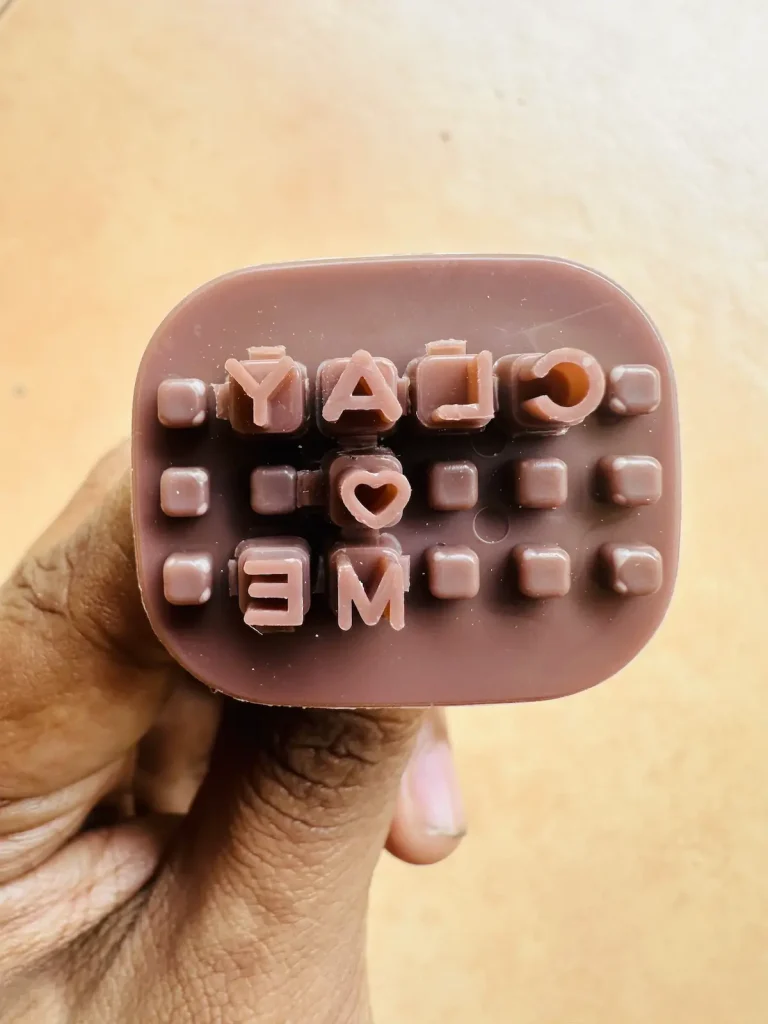algned letters on the stamp
