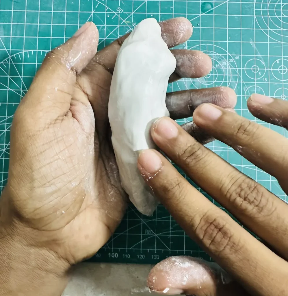 conditioning the air dry clay