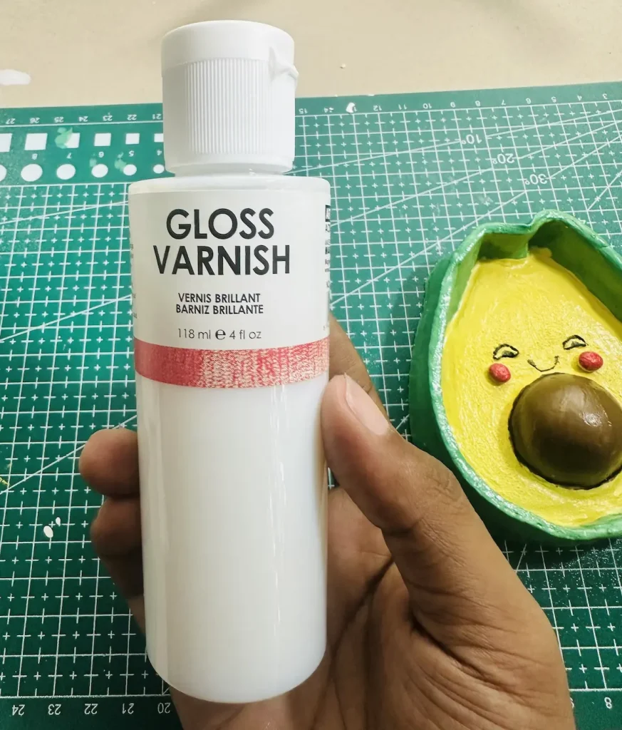 gloss varnish I used