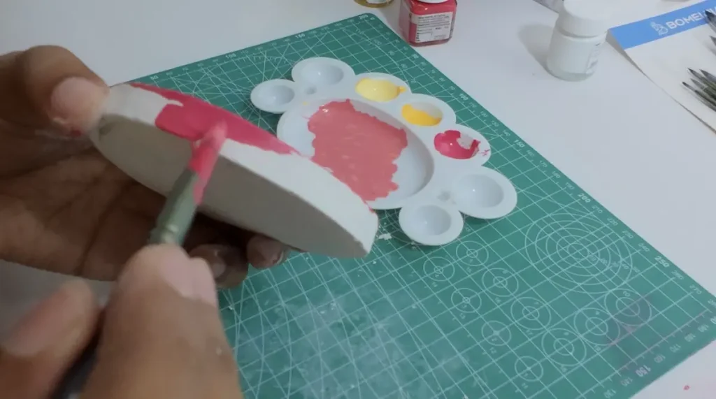 painting the tray rim
