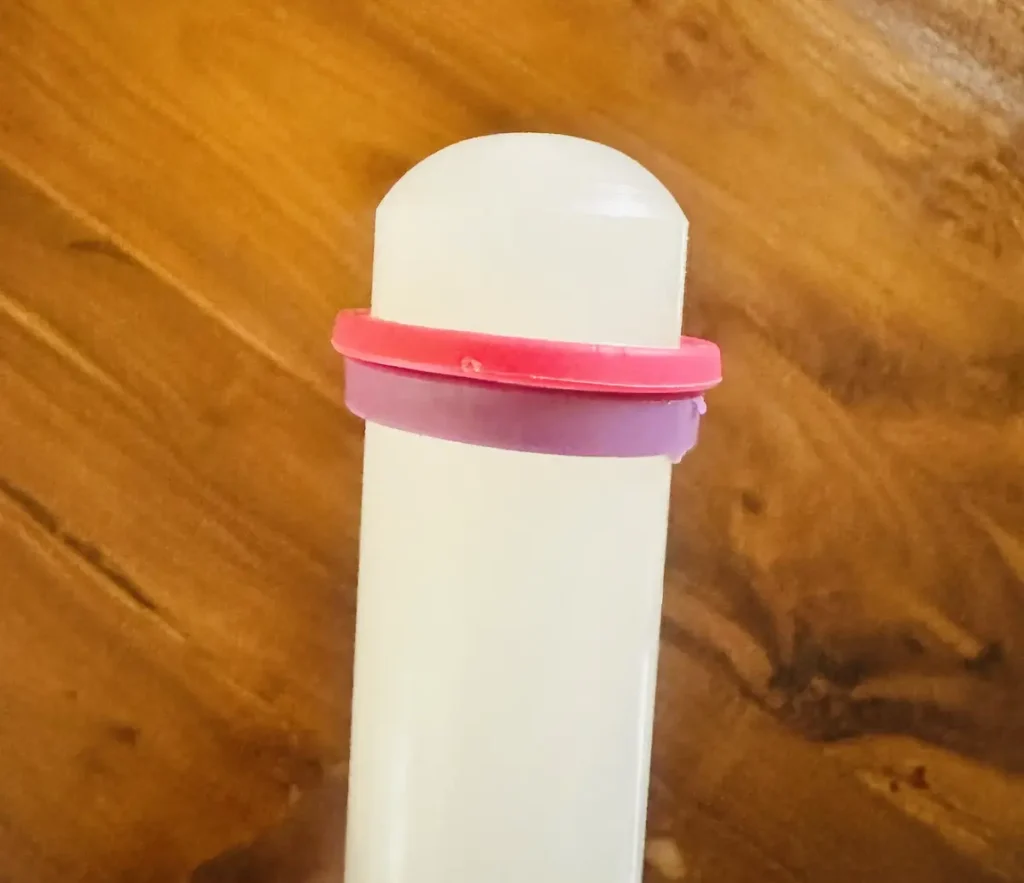 removable silicone/rubber rings in different thickness