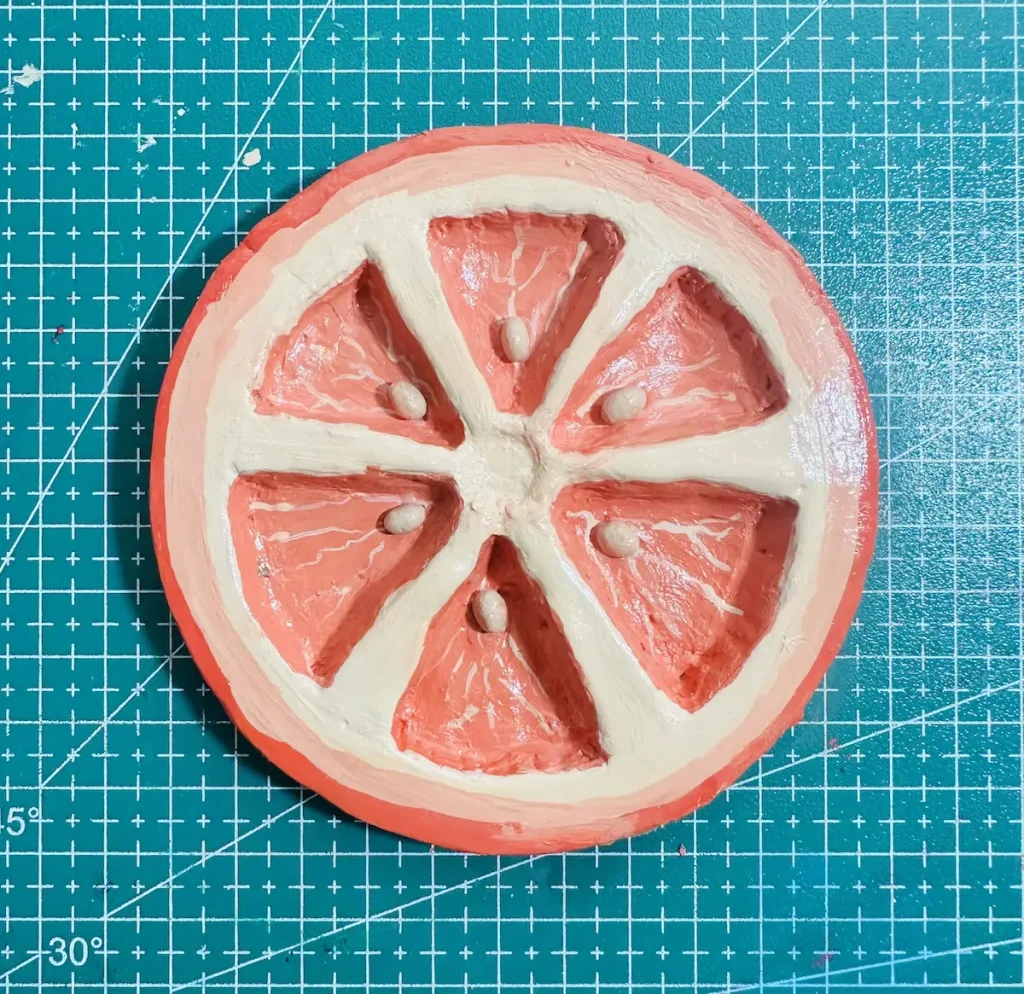 sealed orange trinket tray