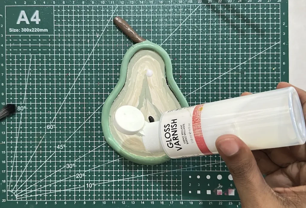 adding gloss varnish