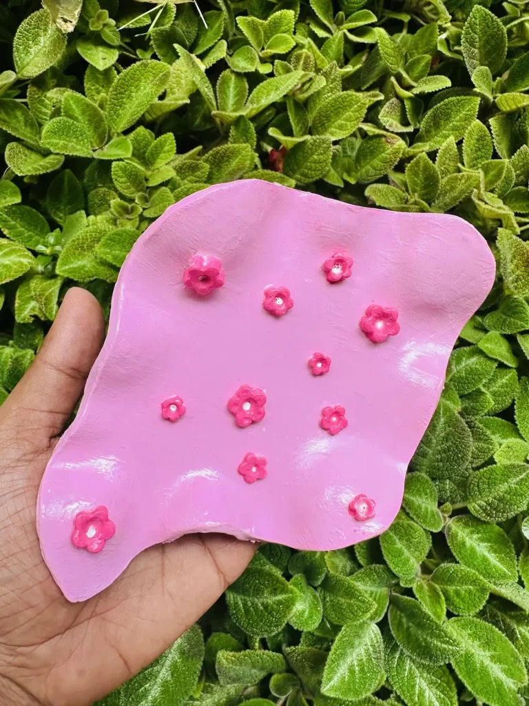 air dry clay jewelry dish