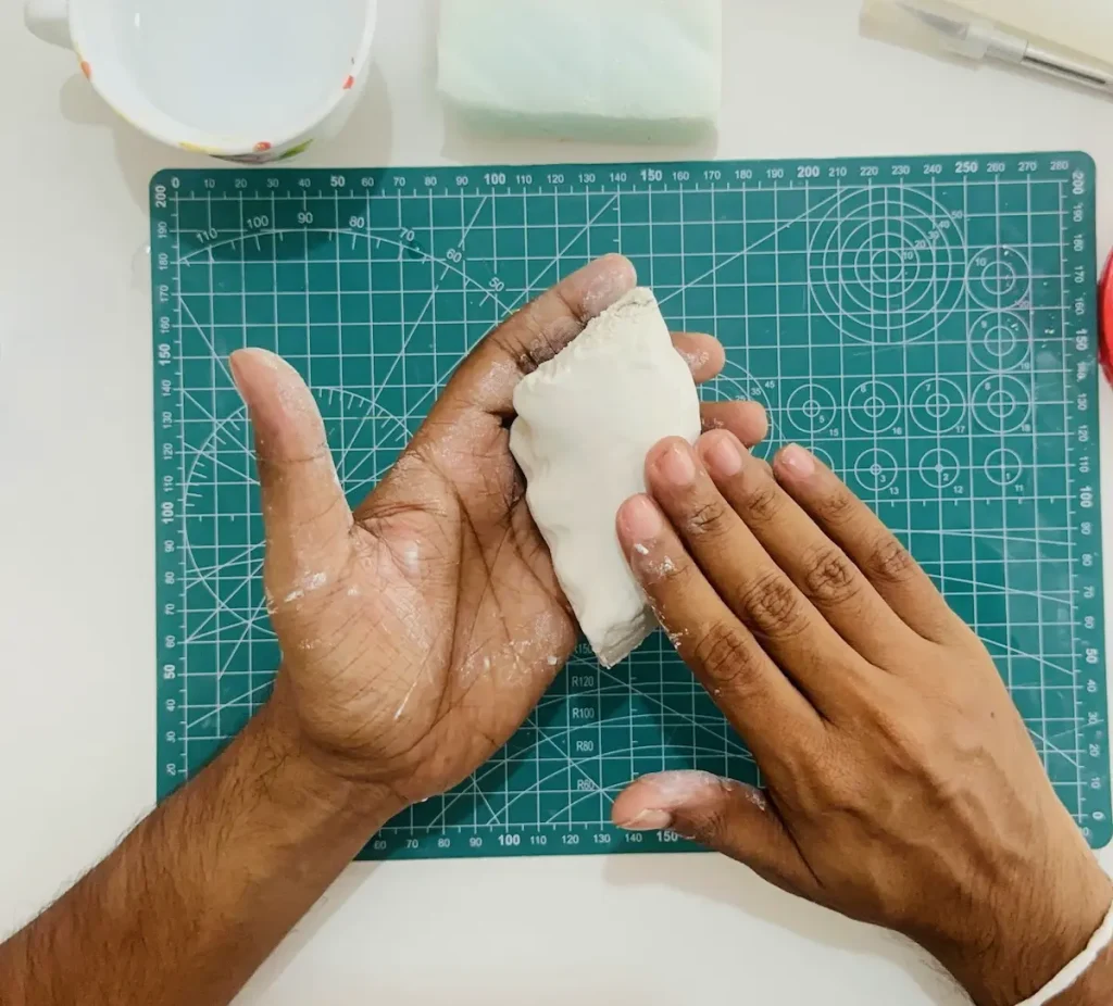 conditioning the clay