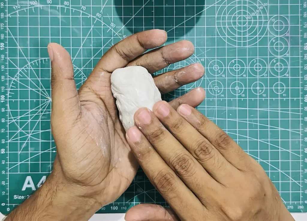 conditioning the clay