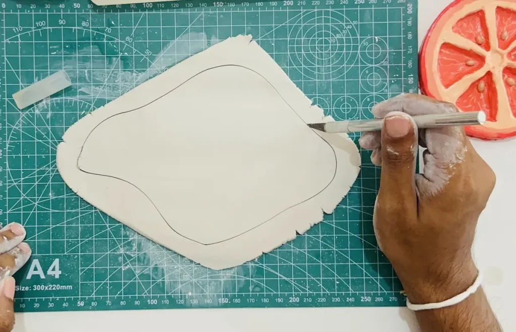 cutting the shape