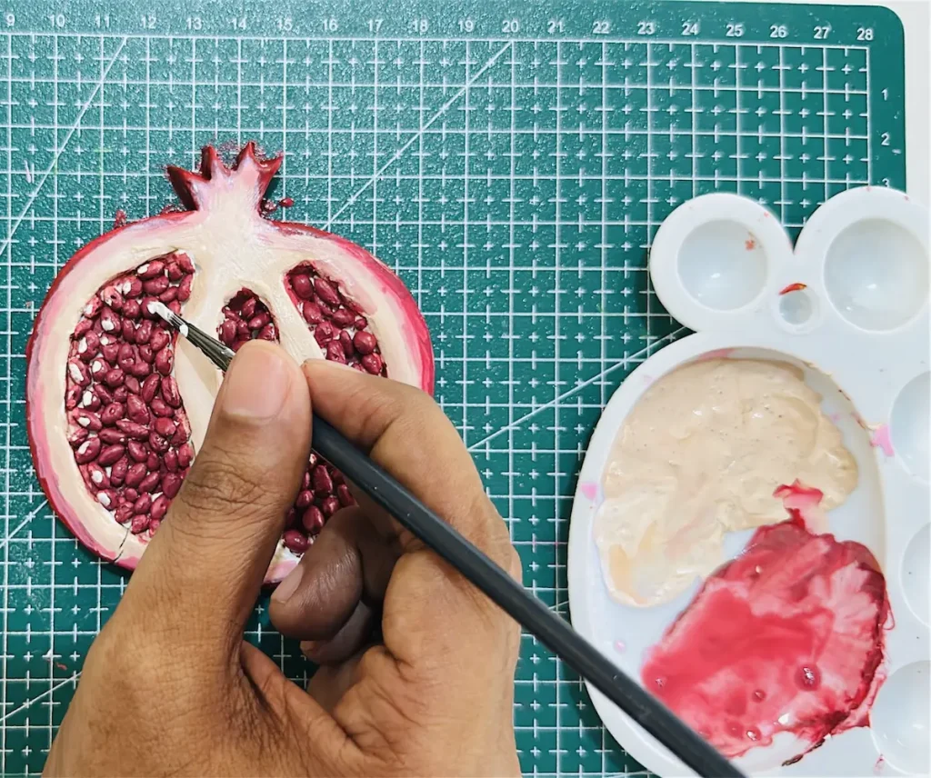 detailing the seeds