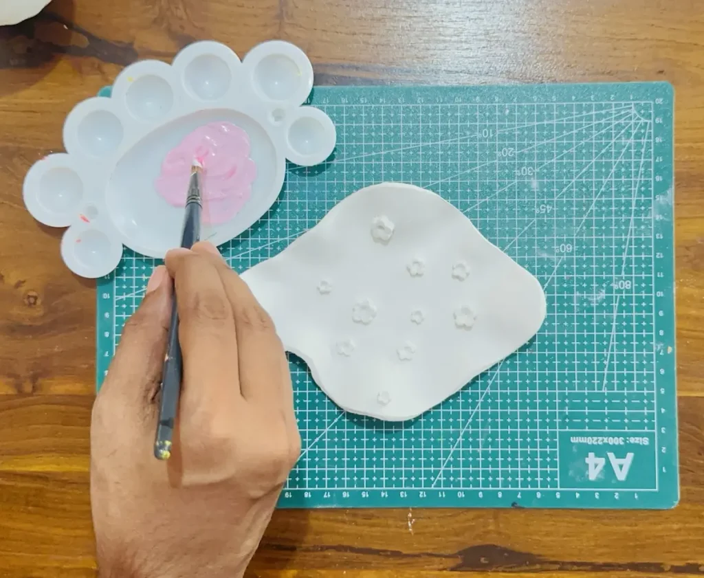 making the dish base color