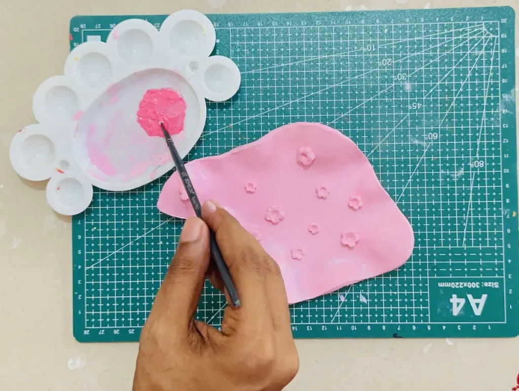 making the flower color