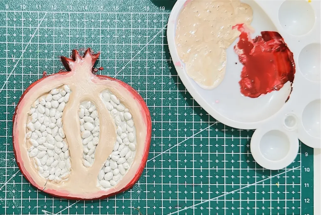 painted pomegranate membrane