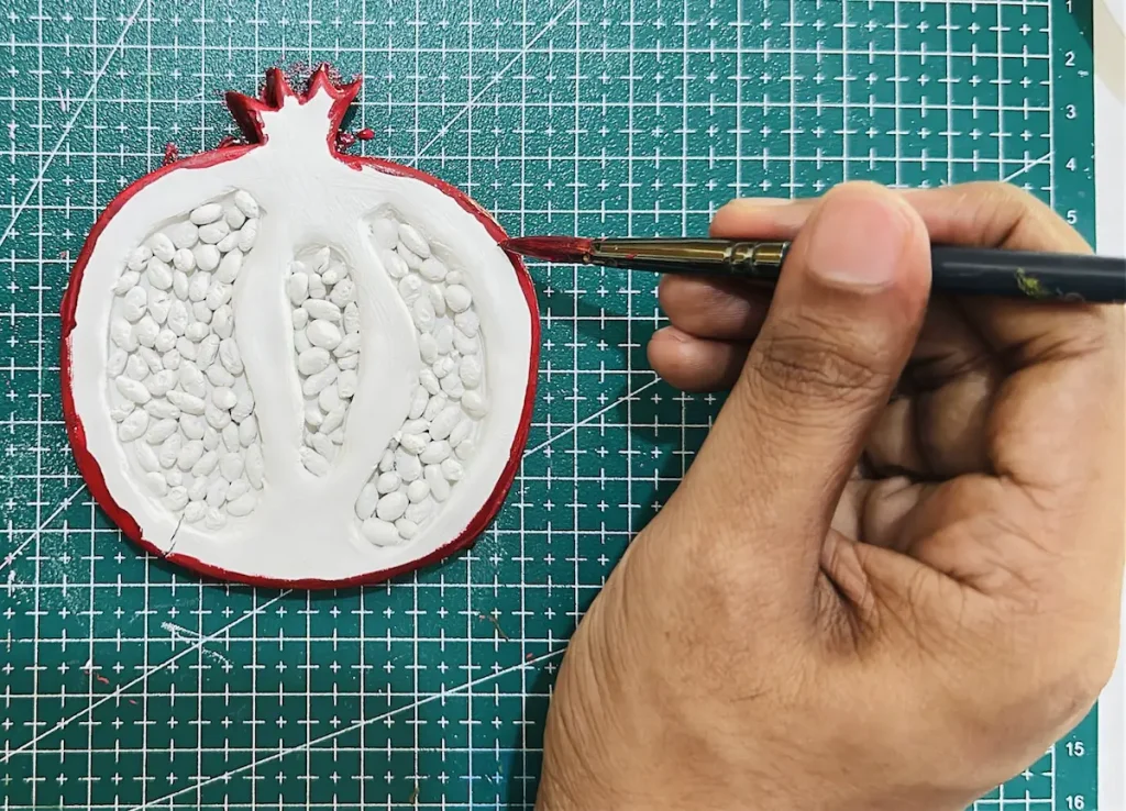 painting the outer shell