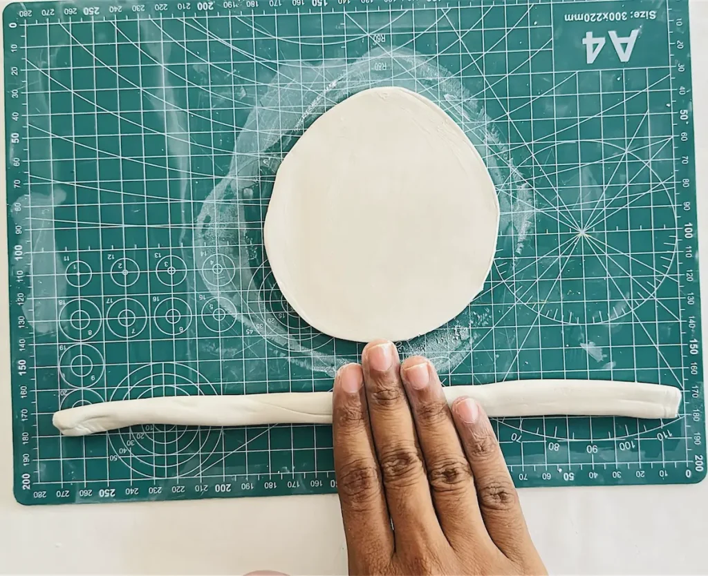 rolling the tray rim