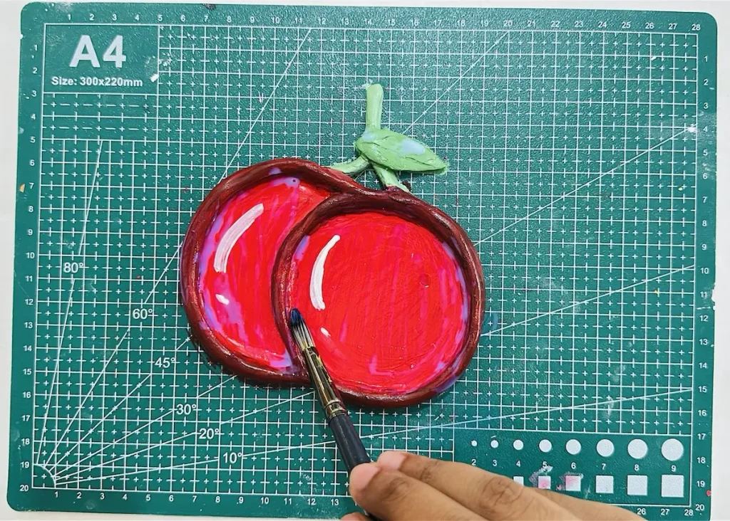 sealing cherry trinket tray
