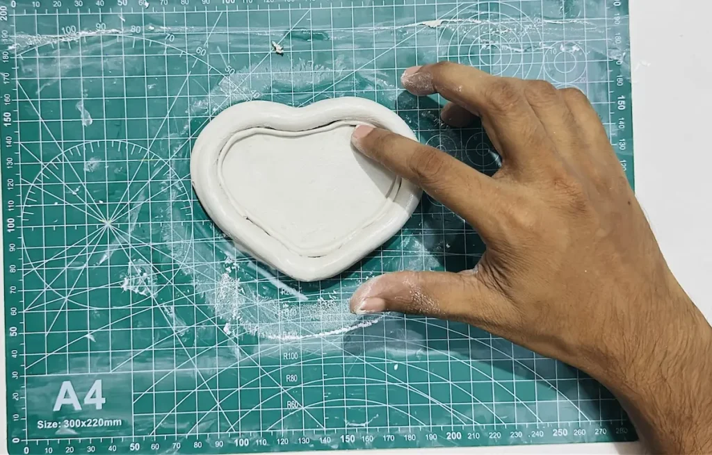 adding the clay coil