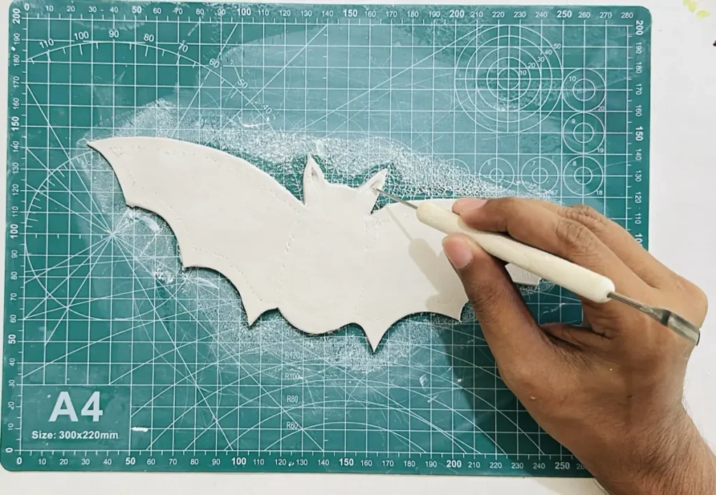 carving out the bat ears