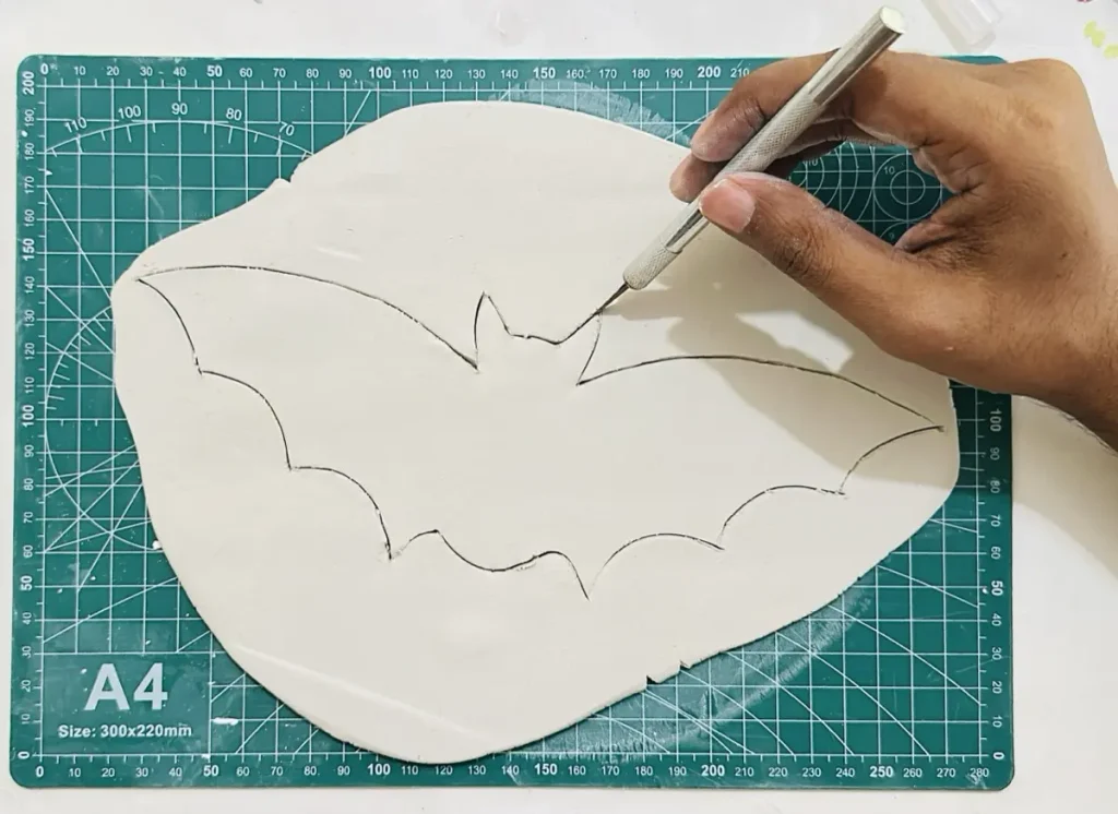 cutting along the traced lines