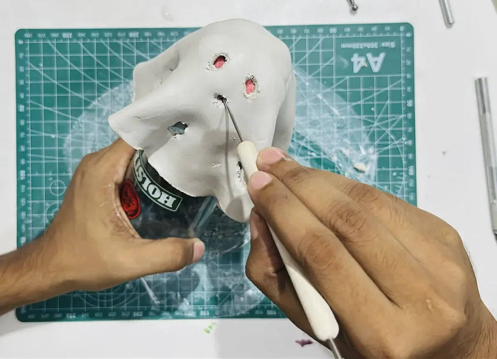 detailing the ghost