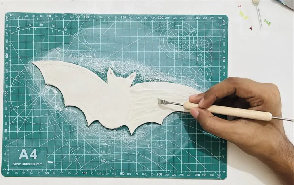 hollowing out the clay