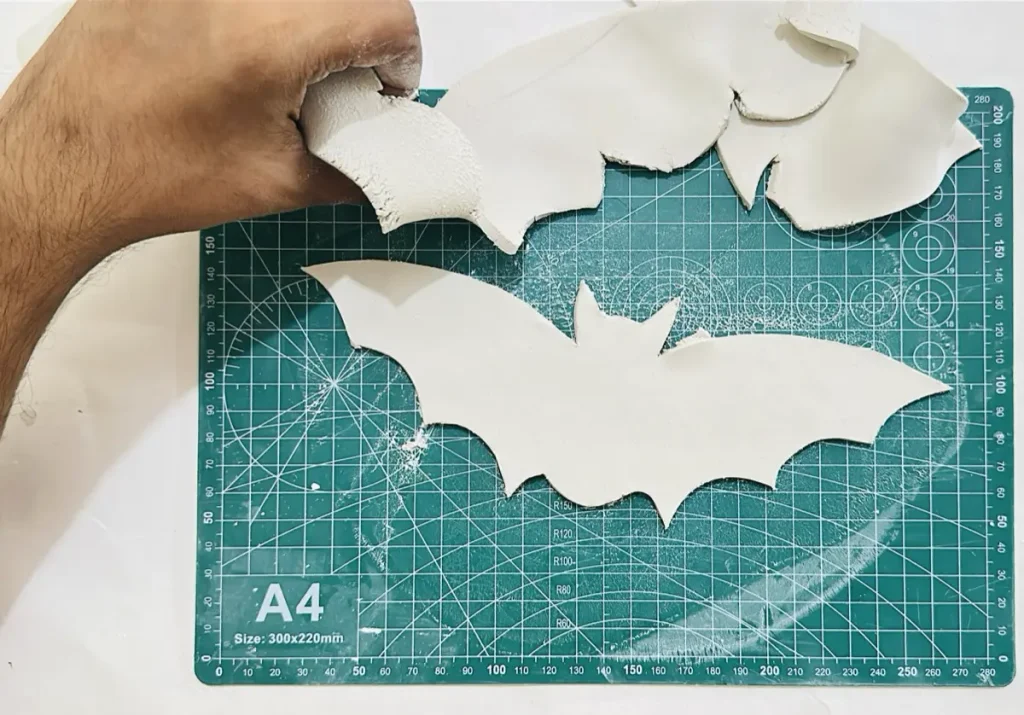 removing the excess clay