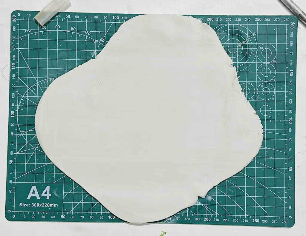 rolled clay slab