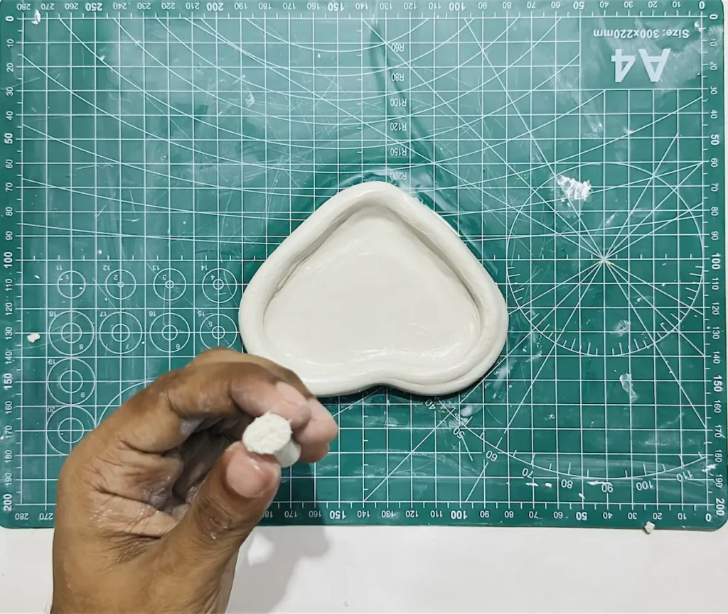 scoring the stem before attach