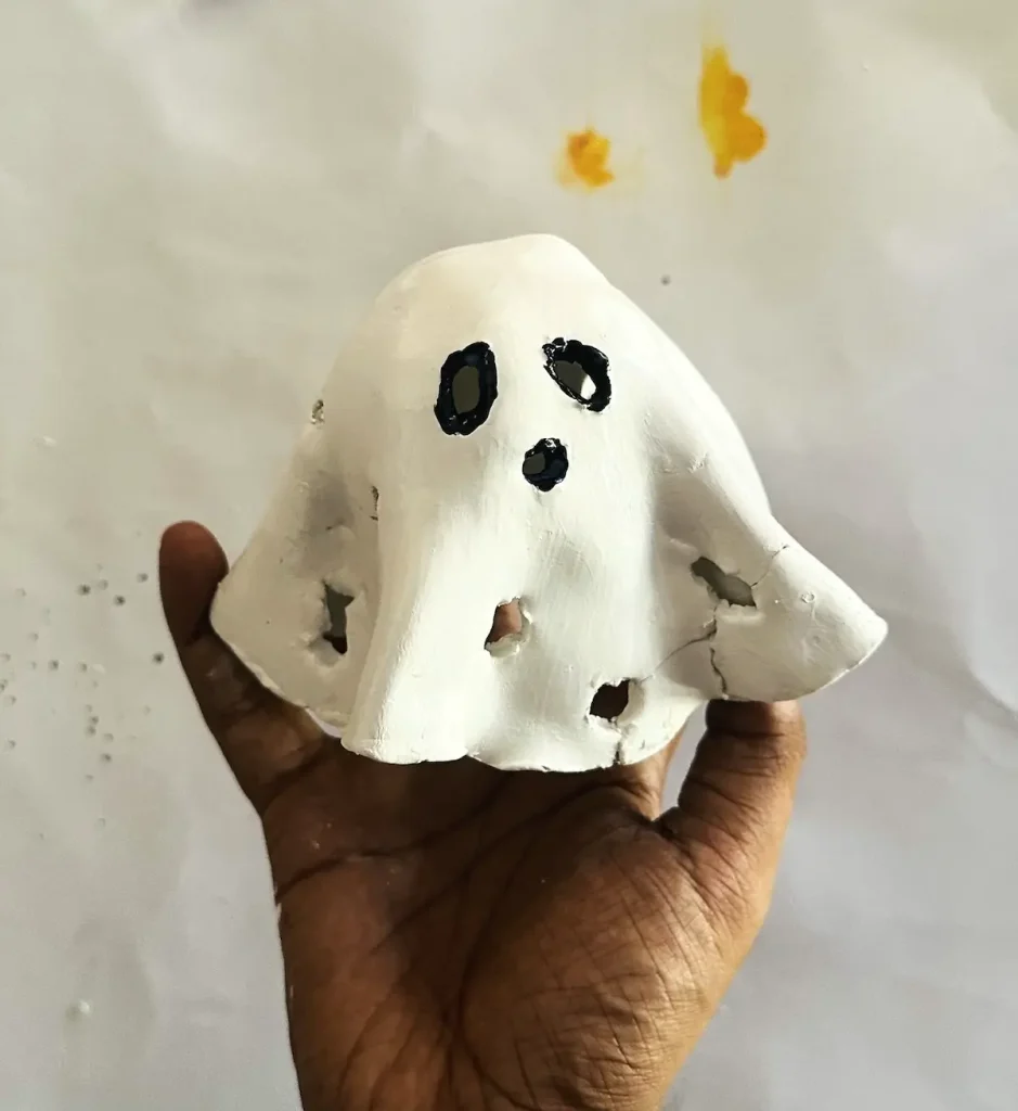 sealed air dry clay ghost